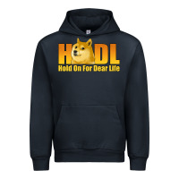 Navy hodl hold on for dear life dogecoin Urban Hoodie - Jasminsmagicworld