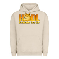 Pigment French Oak hodl hold on for dear life dogecoin Urban Hoodie - Jasminsmagicworld
