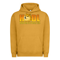 Pigment Peanut Butter hodl hold on for dear life dogecoin Urban Hoodie - Jasminsmagicworld