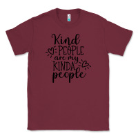 Burgundy kind Classic Tee - Unal Design