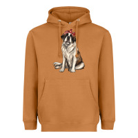 Meerkat st bernard with bandanna Heavyweight Hoodie - texasbilliewilder