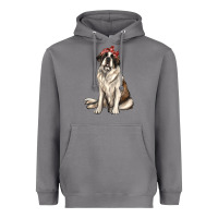 Storm st bernard with bandanna Heavyweight Hoodie - texasbilliewilder