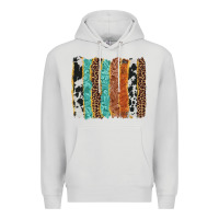 Dove Grey western brushstroke Premium Hoodie - AdoDesignShop