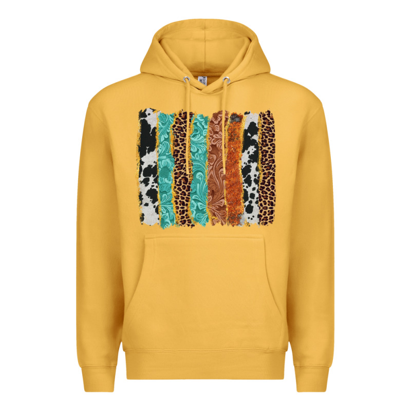 Western Brushstroke Premium Hoodie by AdoDesignShop | Teevron