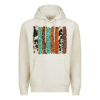 Oatmeal Heather western brushstroke Premium Hoodie - AdoDesignShop
