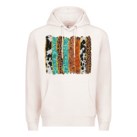 Pale Pink western brushstroke Premium Hoodie - AdoDesignShop