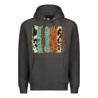 Smoke western brushstroke Premium Hoodie - AdoDesignShop