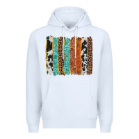 White western brushstroke Premium Hoodie - AdoDesignShop