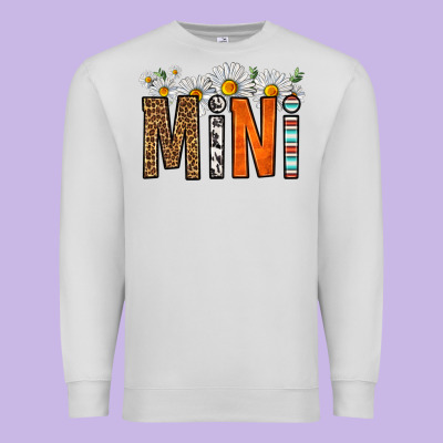 Western Daisies Mini Premium Sweatshirt Designed By Hra Design Shop