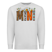 Dove Grey western daisies mini Premium Sweatshirt - HRA Design Shop