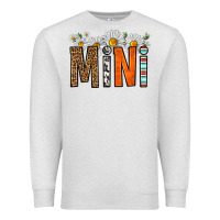Oatmeal Heather western daisies mini Premium Sweatshirt - HRA Design Shop