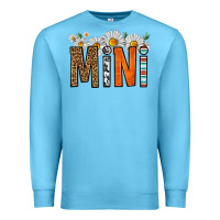 Ocean Blue western daisies mini Premium Sweatshirt - HRA Design Shop