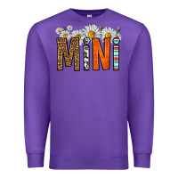 Purple western daisies mini Premium Sweatshirt - HRA Design Shop