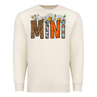 Sandshell western daisies mini Premium Sweatshirt - HRA Design Shop