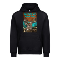 Black Western Buck Deer Garden Urban Hoodie - LillyAllenDesigns