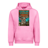 Fuchsia Pink Western Buck Deer Garden Urban Hoodie - LillyAllenDesigns