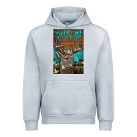 Heather Grey Western Buck Deer Garden Urban Hoodie - LillyAllenDesigns