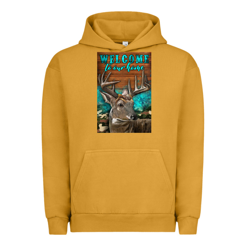 Western Buck Deer Garden Urban Hoodie by LillyAllenDesigns | Teevron
