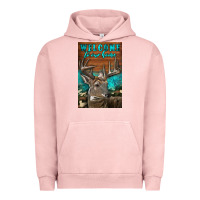 Pigment Salmon Western Buck Deer Garden Urban Hoodie - LillyAllenDesigns