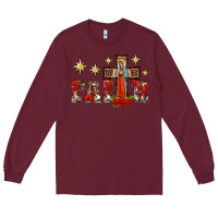 Burgundy faith our lady of guadalupe cross Long Sleeve Tee - BarkalooDesign