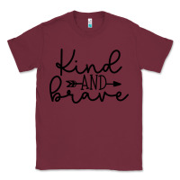 Burgundy kind Classic Tee - Unal Design