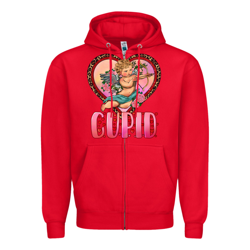 Cupid Heart Zipper Hoodie by RanaPortraitStore | Teevron
