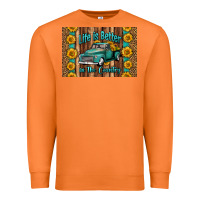 Life Is Better In The Country Skinny Metal Can Holder Premium Sweatshirt | Teevron