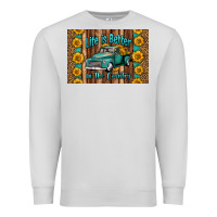 Dove Grey life is better in the country skinny metal can holder Premium Sweatshirt - HRA Design Shop