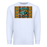 White life is better in the country skinny metal can holder Premium Sweatshirt - HRA Design Shop