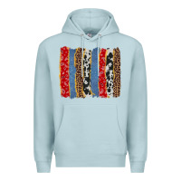 Blue Mist western brushstroke Premium Hoodie - AdoDesignShop