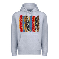 Heather Grey western brushstroke Premium Hoodie - AdoDesignShop
