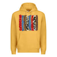Mustard western brushstroke Premium Hoodie - AdoDesignShop