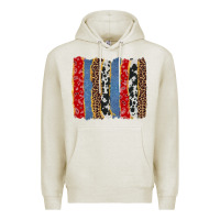 Oatmeal Heather western brushstroke Premium Hoodie - AdoDesignShop