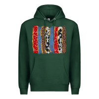 Sports Green western brushstroke Premium Hoodie - AdoDesignShop