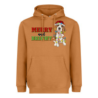 Meerkat merry and bright beagle Heavyweight Hoodie - RanaPortraitStore
