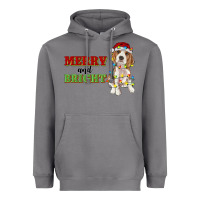 Storm merry and bright beagle Heavyweight Hoodie - RanaPortraitStore