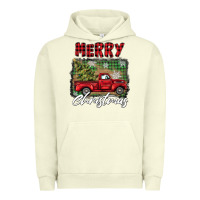 Pigment Pistachio merry christmas truck Urban Hoodie - BarkalooDesign