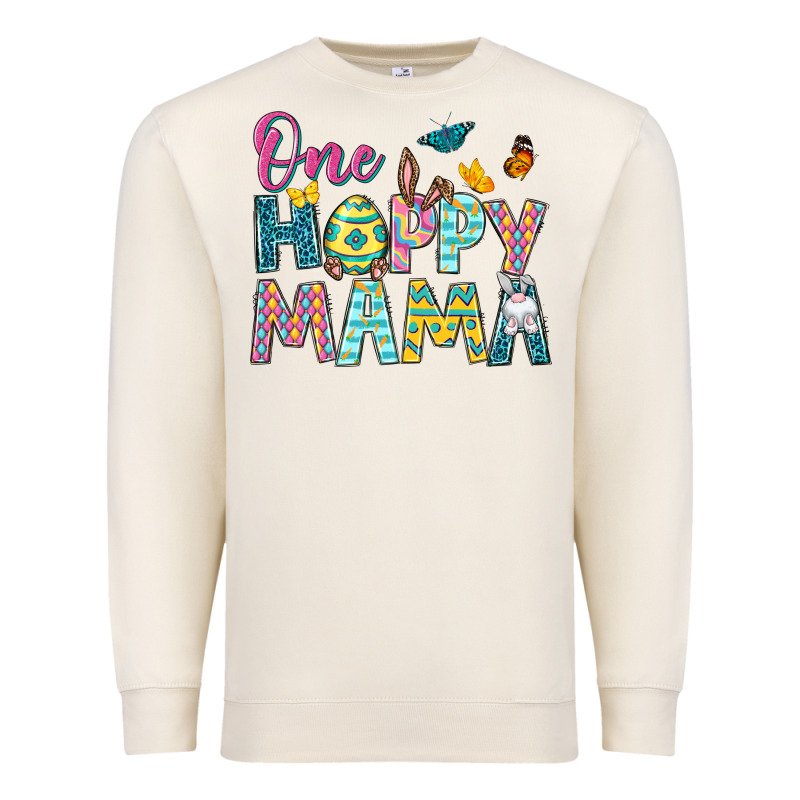One Hoppy Mama Premium Sweatshirt by Neo Western | Teevron