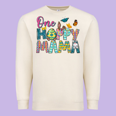 One Hoppy Mama Premium Sweatshirt Designed By Neo Western