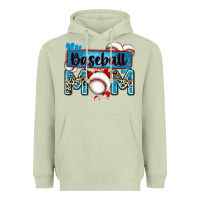 Matcha baseball mom with leopard Heavyweight Hoodie - Zillion Design Studio