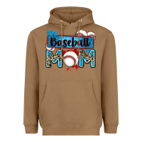 Toasted Coconut baseball mom with leopard Heavyweight Hoodie - Zillion Design Studio
