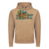 Vintage Coffee true story jesus and mary wıth god Vintage Hoodie - AdoDesignShop