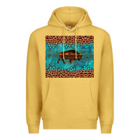 Antique Gold bison leopard gemstone Premium Hoodie - Artiststas