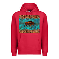 Cardinal bison leopard gemstone Premium Hoodie - Artiststas