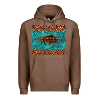 Chestnut bison leopard gemstone Premium Hoodie - Artiststas