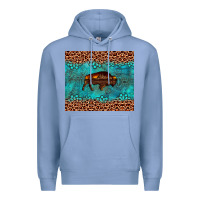 Colony Blue bison leopard gemstone Premium Hoodie - Artiststas