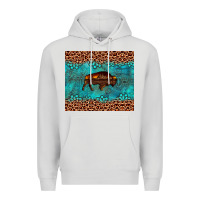 Dove Grey bison leopard gemstone Premium Hoodie - Artiststas