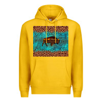 Lemon bison leopard gemstone Premium Hoodie - Artiststas