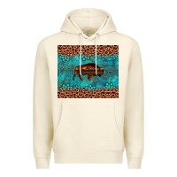 Sandshell bison leopard gemstone Premium Hoodie - Artiststas