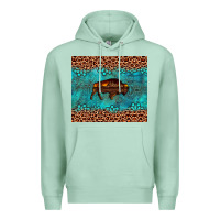 Seafoam bison leopard gemstone Premium Hoodie - Artiststas